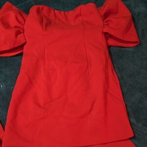 Pink Puff Sleeve Dress